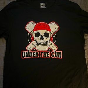 Under The Gun Band Tee (L) by Ink Detroit